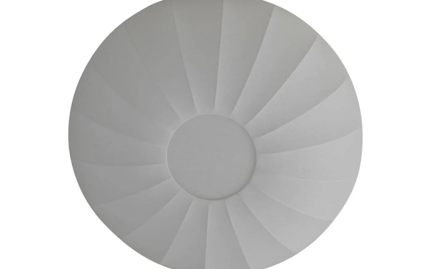 Selma Plafond Ø60cm Stretchtyg Vit