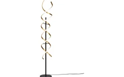 Sequence Golvlampa LED matt mässing/matt svart