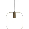 Shape Fyrkantig Pendel Guld