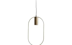 Shape Oval Pendel Guld