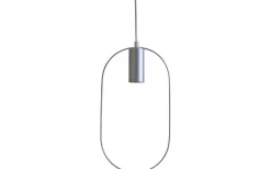 Shape Oval Pendel Silver