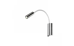 Show Vägglampa Vit/Krom LED 3W 3000K