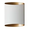Sinne Vägglampa 17cm LED 8W 3000K Vit/Mässing