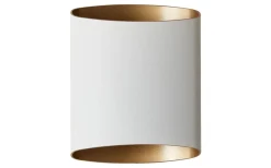 Sinne Vägglampa 17cm Vit/Mässing