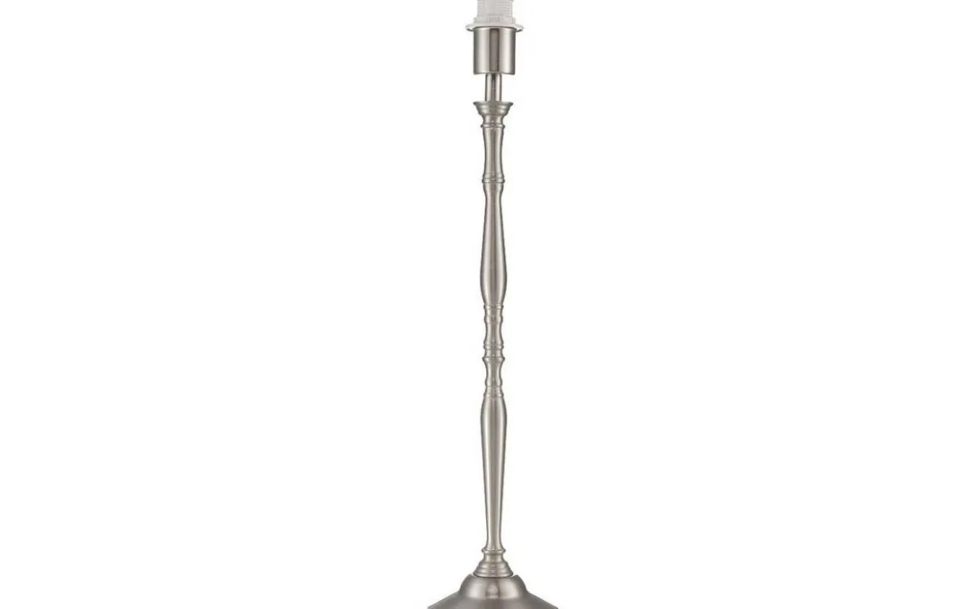 Slim Lampfot 47cm Satin nickel