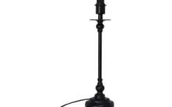 Sophie Lampfot 39cm Svart
