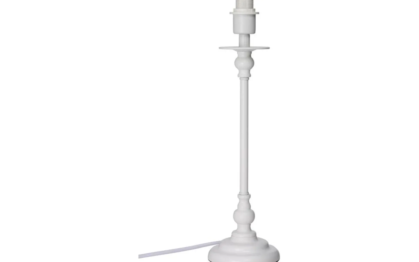 Sophie Lampfot 39cm Vit