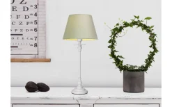Sophie Lampfot 39cm Vit