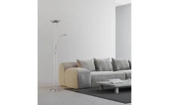 Spock Golvlampa LED uplight borstad stål