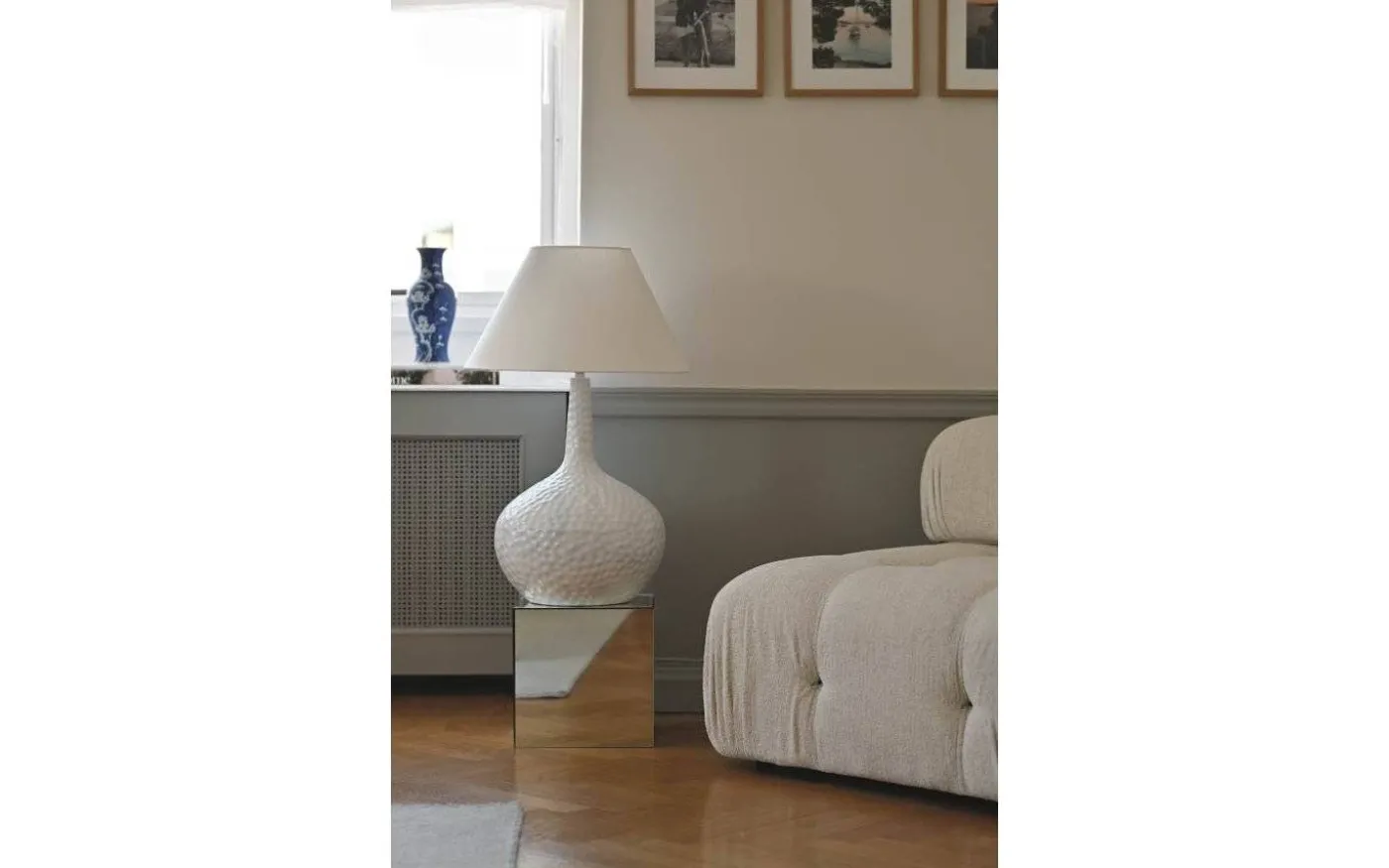 Stanton Lampfot 57cm Vit