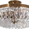 Strömsholm Kristallplafond Antik 36cm 3xE14