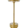 Svampen Laddbar Bordslampa 29cm CCT LED Mässing