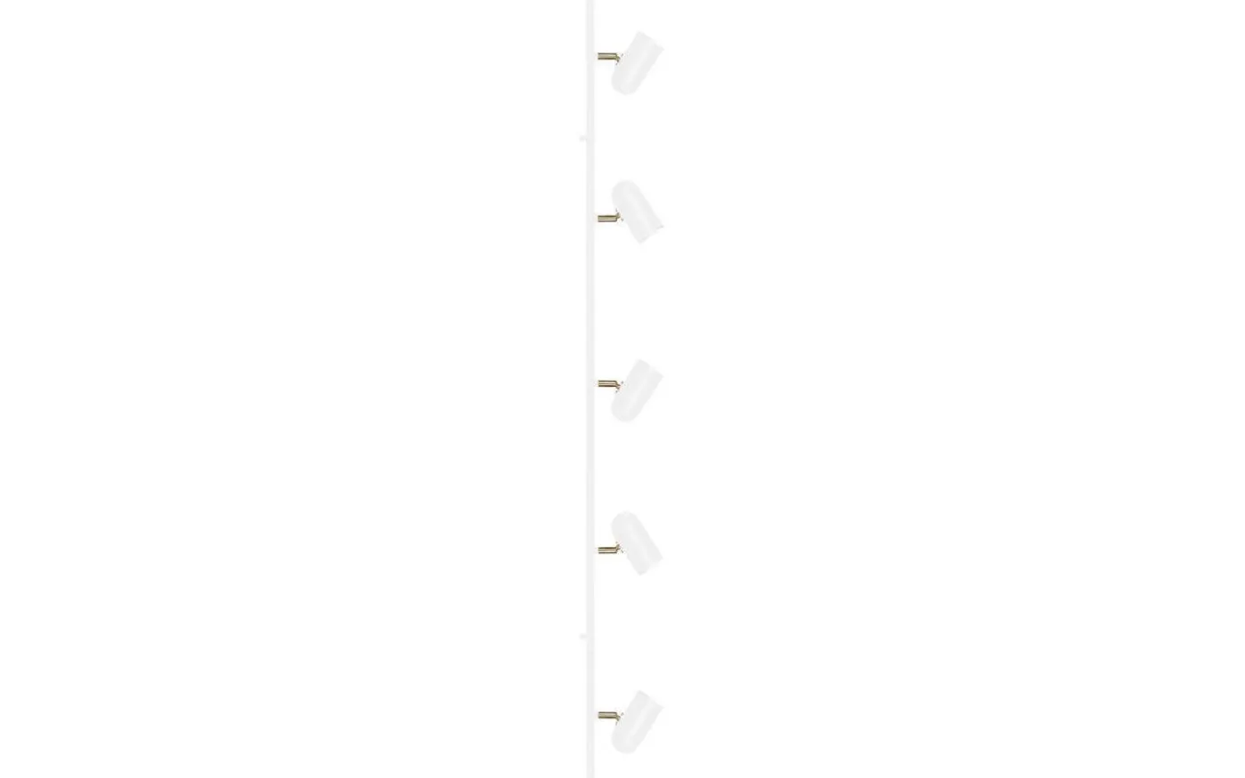 Swan Vägg/Takspotlight 153cm Vit 5L