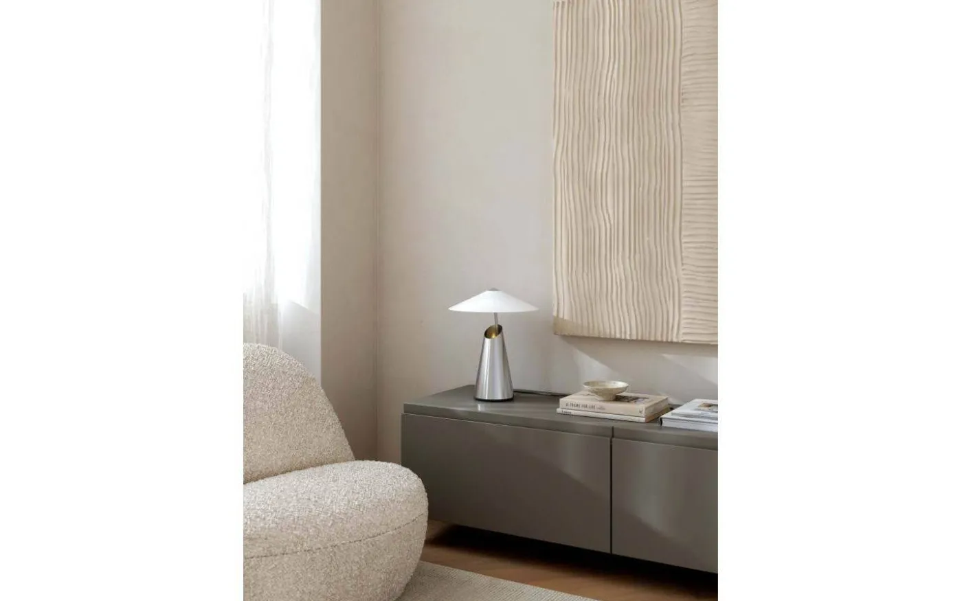Taido Bordslampa 38cm Krom