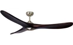 Taurus 140cm Takfläkt Nickel/Valnöt