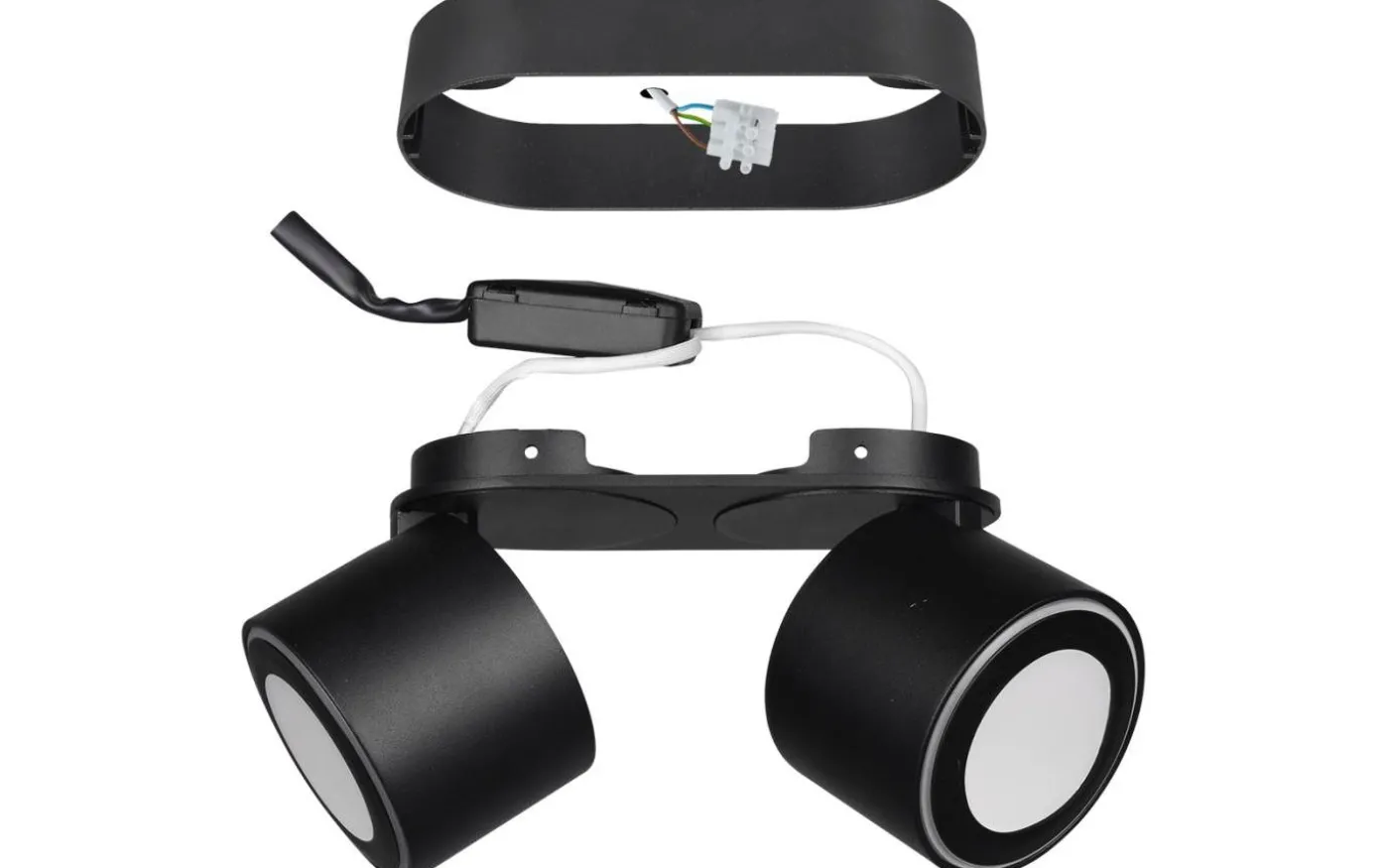 Taurus Spotlight LED 2-delat mattsvart
