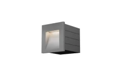 Tess SQ Vägglampa Silvergrå
