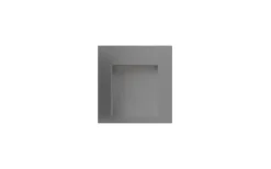 Tess SQ Vägglampa Silvergrå