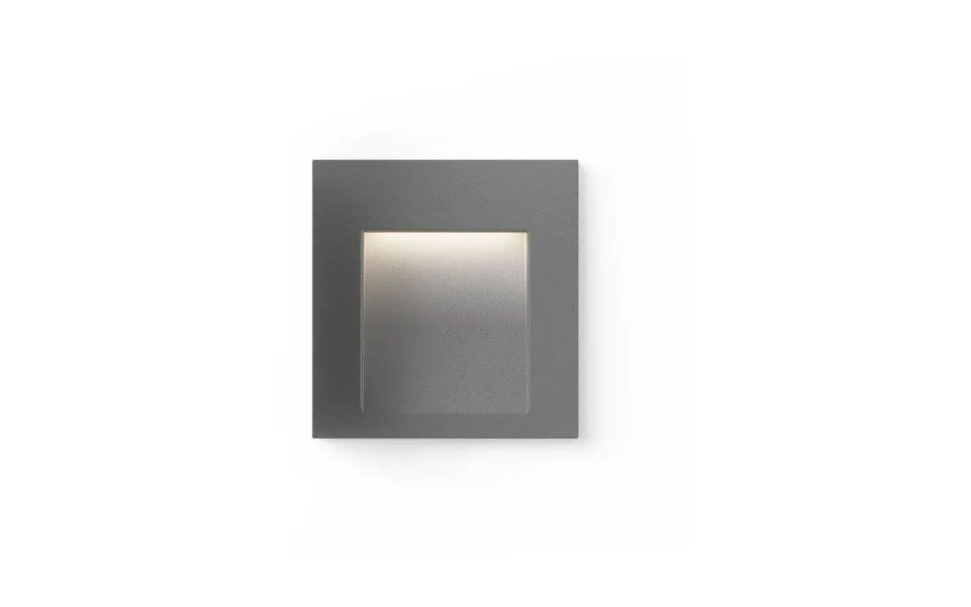 Tess SQ Vägglampa Silvergrå