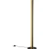 Texel Golvlampa LED svart/guld