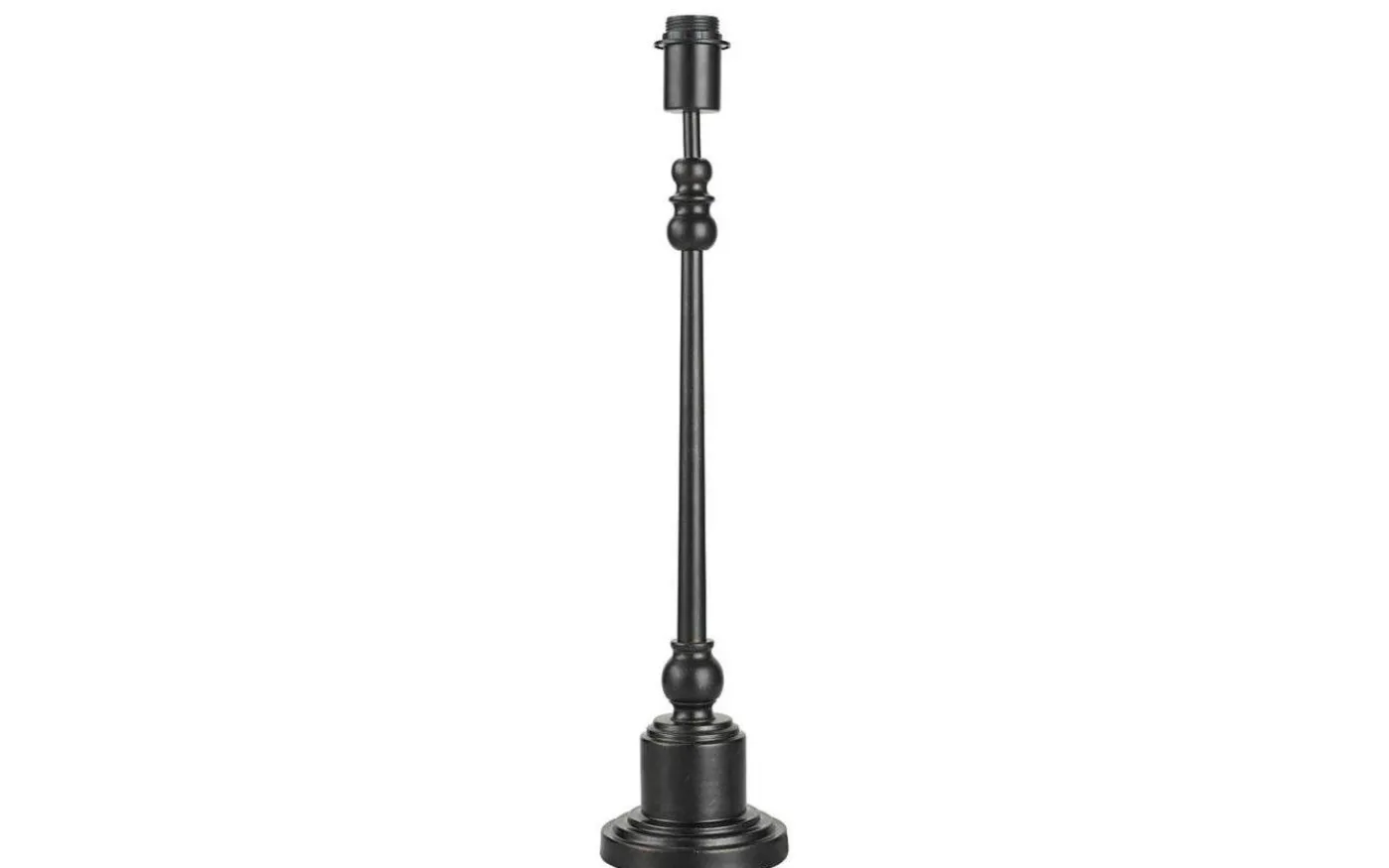 Theo Lampfot 63cm Svart/guld