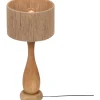 Toba Bordslampa E27 trä/beige