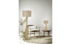 Toba Bordslampa E27 trä/beige
