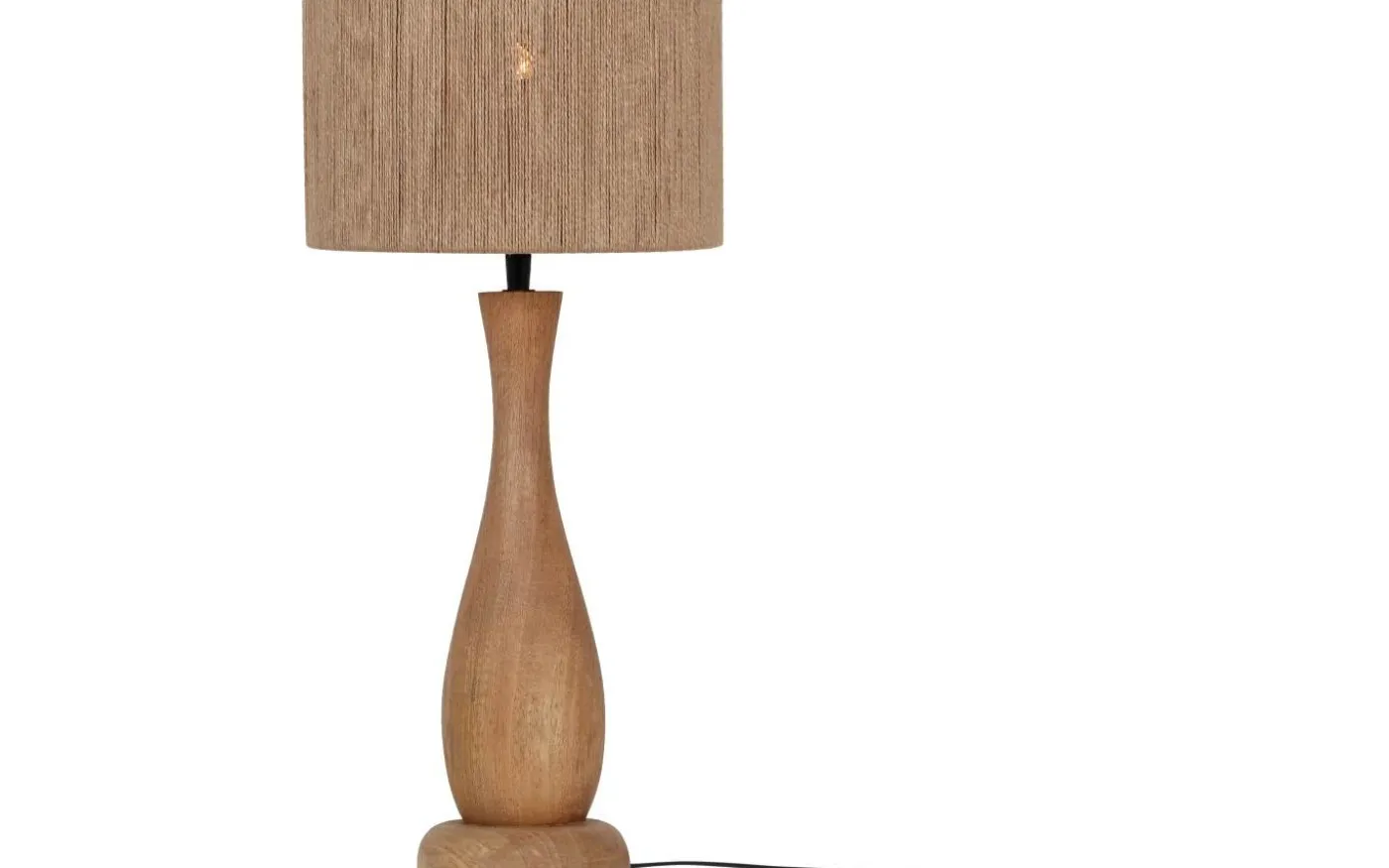 Toba Bordslampa E27 trä/beige