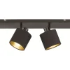 Tommy Spotlight 4-delad E14 matt svart/guld