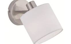 Tommy Spotlight E14 borstat stål/vit