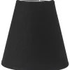 Toppringskärm Ø15cm E14 Franza Svart