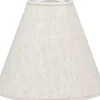 Toppringskärm Ø22cm Lin Ljus Beige