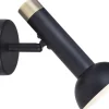 Torch Vägglampa Svart/Mässing