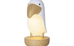 Toucan Bird Uppladdningsbar Nattlampa 20cm Vit