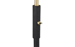 Traveller Golvlampa E27 mattsvart/mattmässing