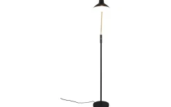 Traveller Golvlampa E27 mattsvart/mattmässing