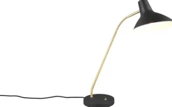 Traveller Skrivbordslampa E27 mattsvart/mattmässing