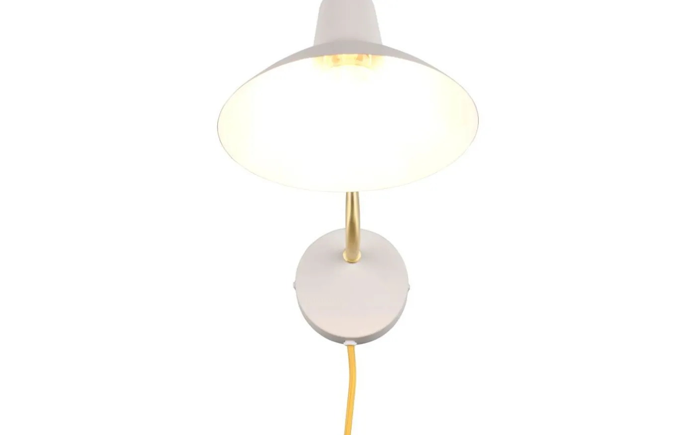 Traveller Vägglampa E27 varmgrå/matt mässing