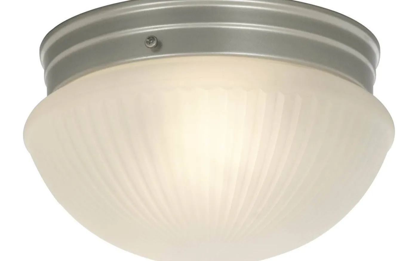 Trind Plafond 24cm Silver/Frostat glas