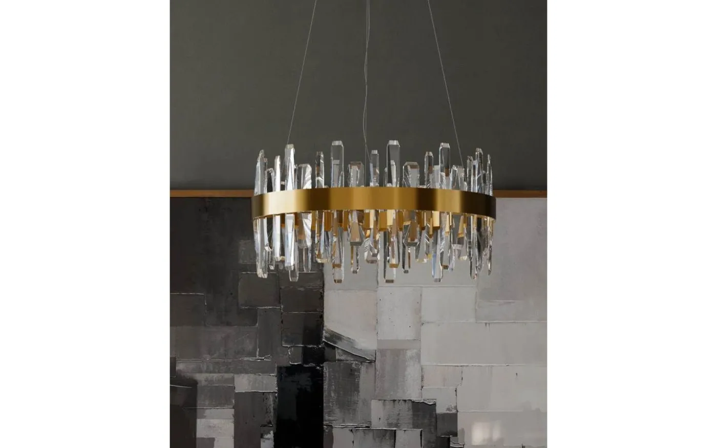 Triumph Taklampa LED 60cm Mässing/Klar