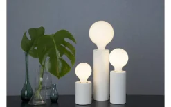 Tub Bordslampa E27 10cm Vit