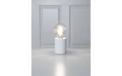 Tub Bordslampa E27 10cm Vit