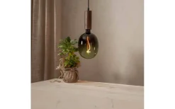 Tub Fönsterlampa 15cm Brun