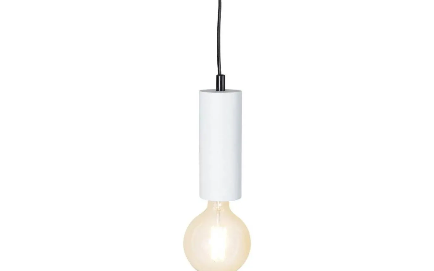 Tub pendel E27 3,5m Vit