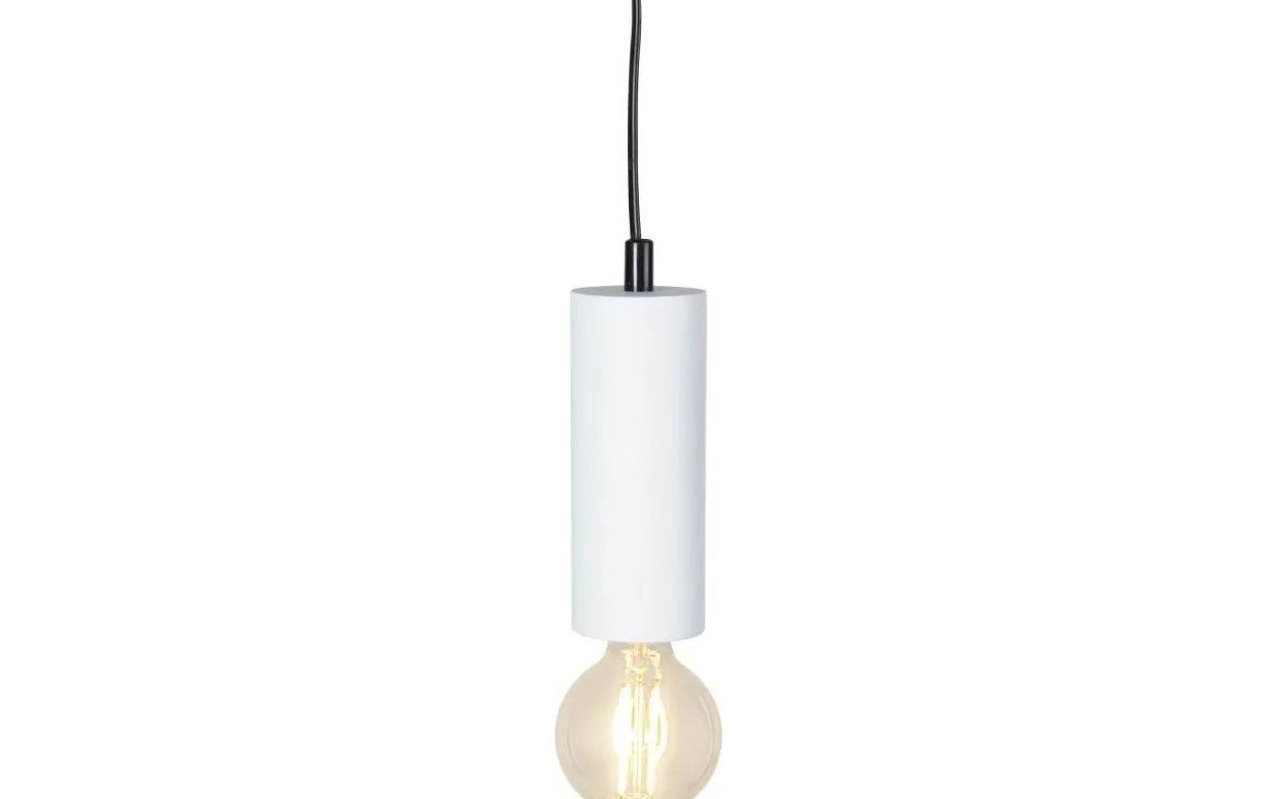 Tub pendel E27 3,5m Vit