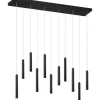 Tubular Takpendel LED 115cm mattsvart