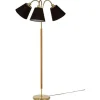 Tullgarn Golvfot 148cm 3L Mässing/Ek