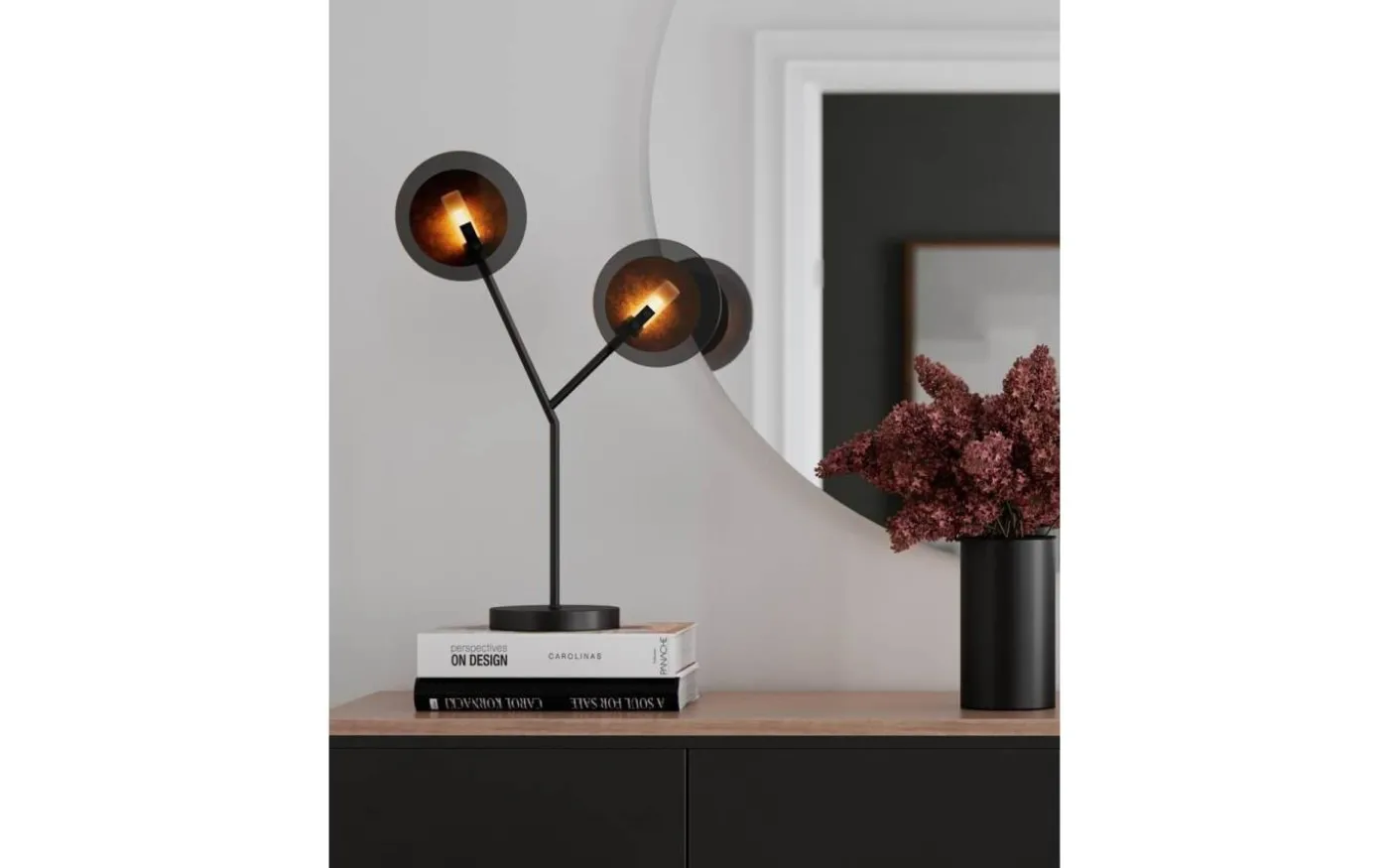 Turno Bordslampa 59cm Svart/Guld