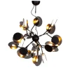 Turno Taklampa 80cm Svart/Guld