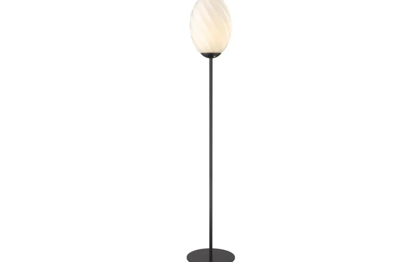 Twist Golvlampa 145cm Svart/Opal